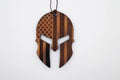 US Flag Spartan Helmet Car Freshie